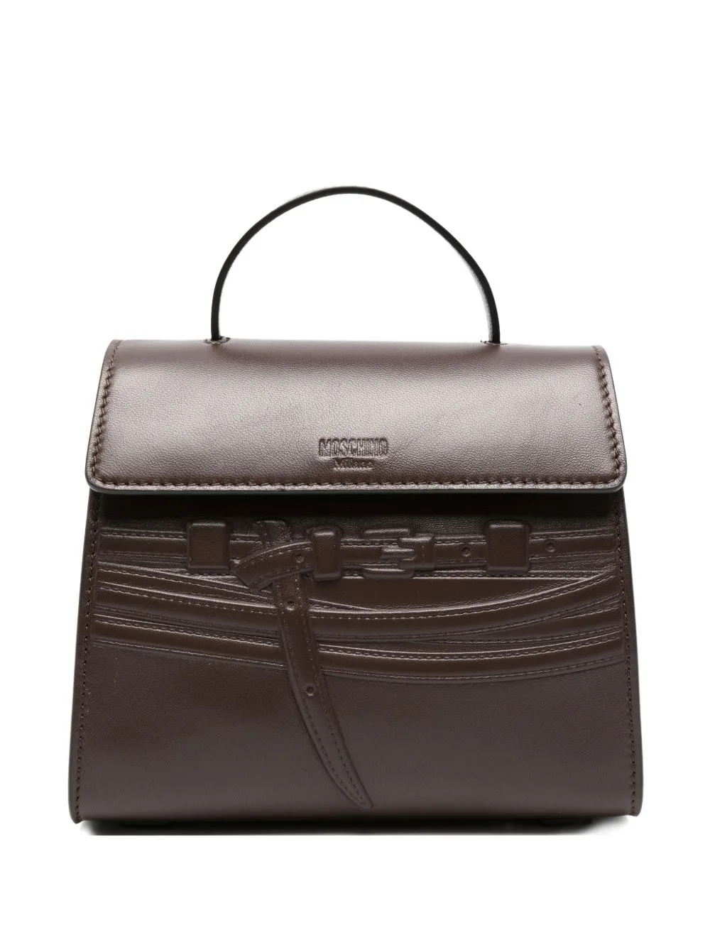 Logo-Debossed Tote Bag by Moschino