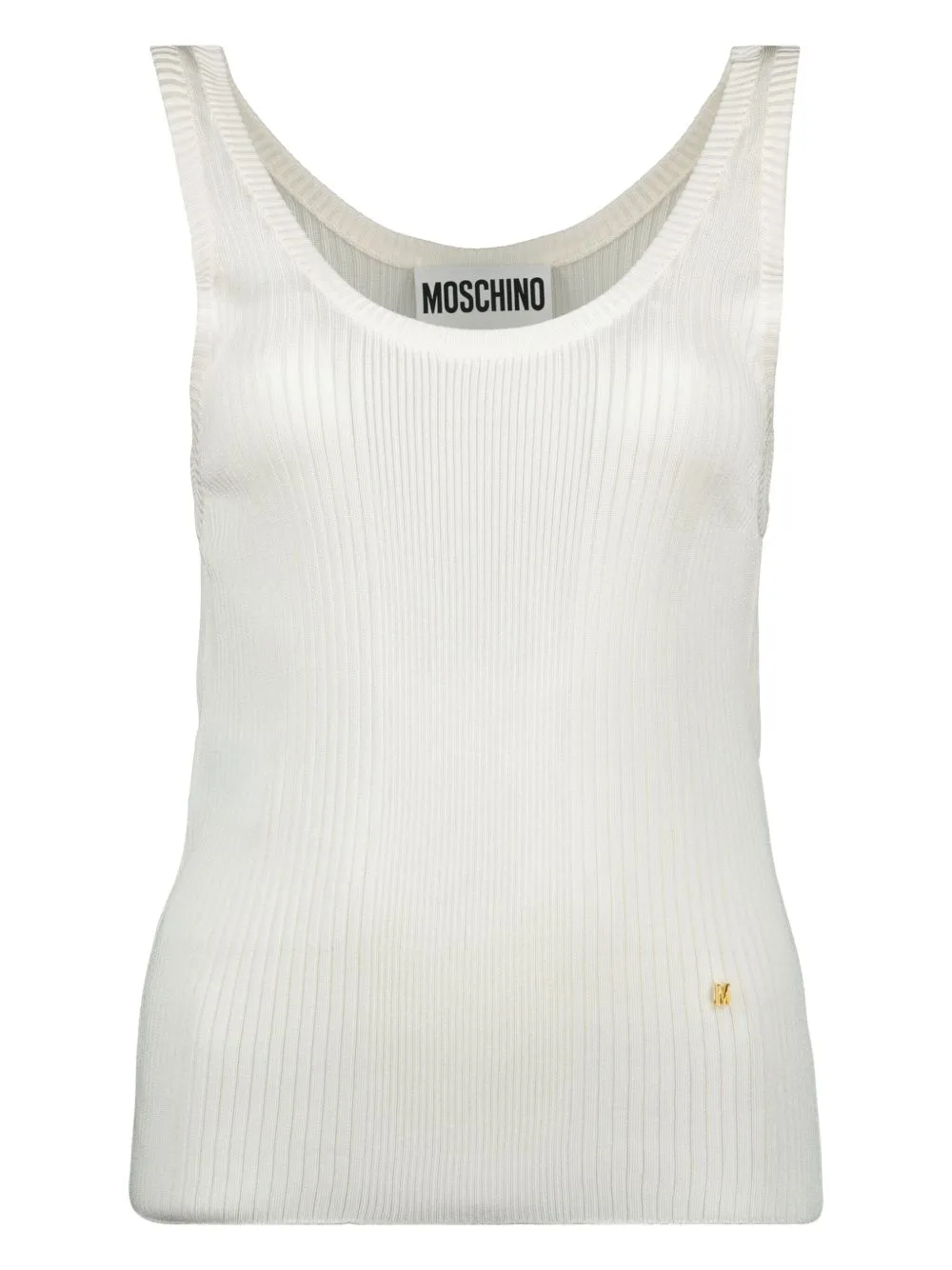 Ribbed Tank Top by Moschino