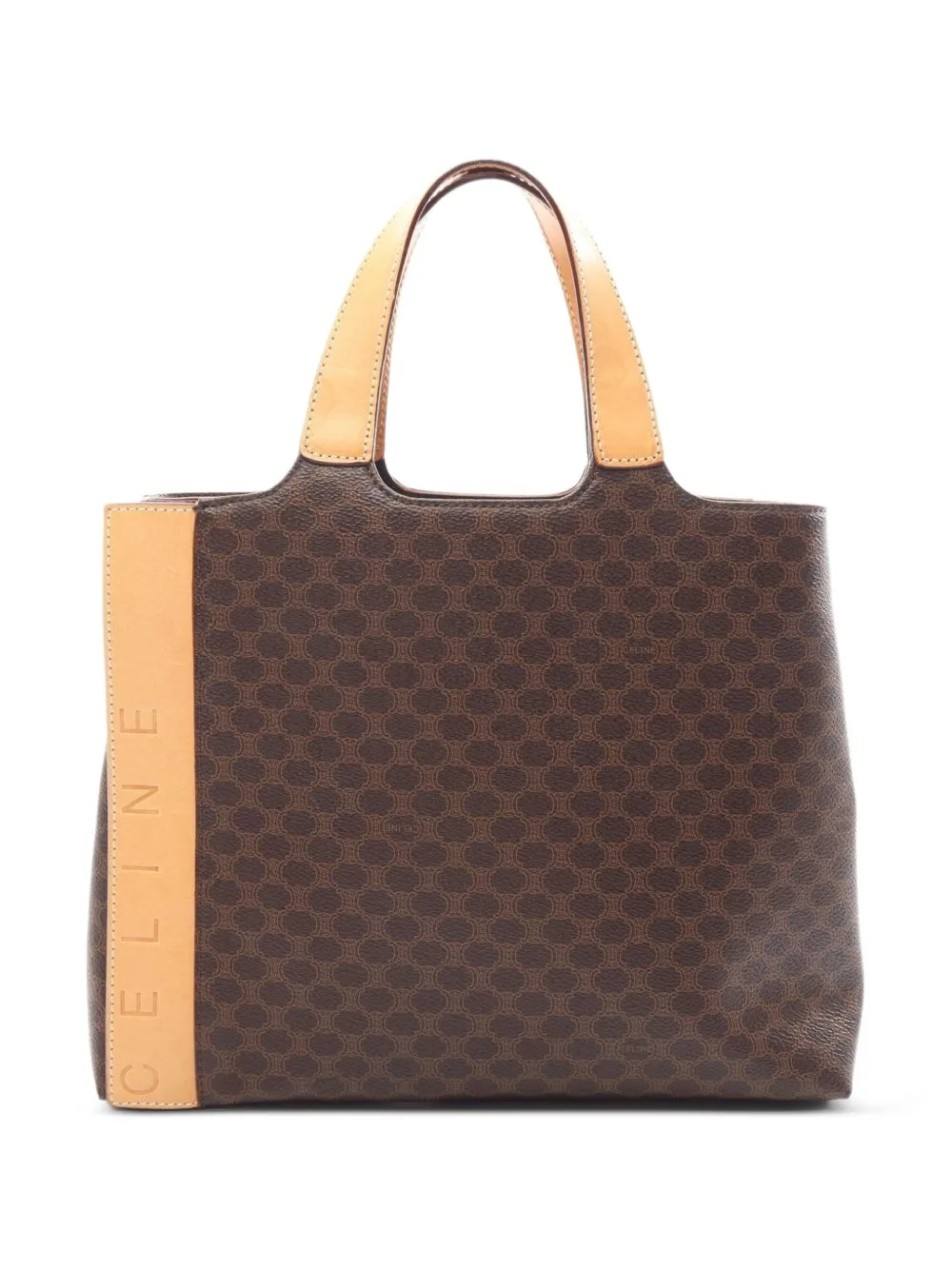 2000s Macadam Embossed Handbag by Celine Pre-Owned