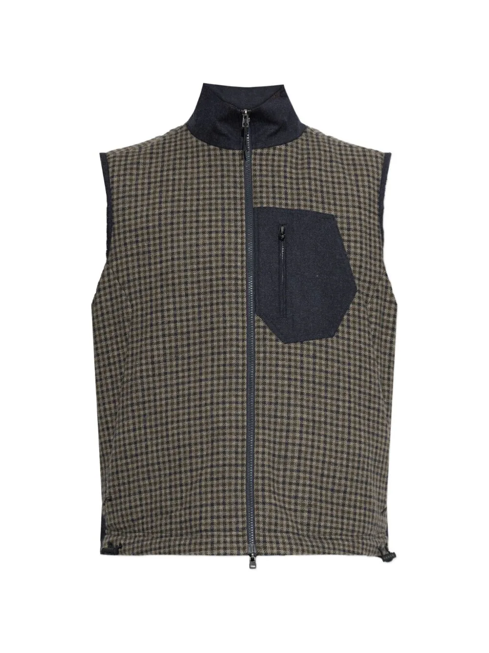 Reversible Houndstooth-Pattern Vest by Sease