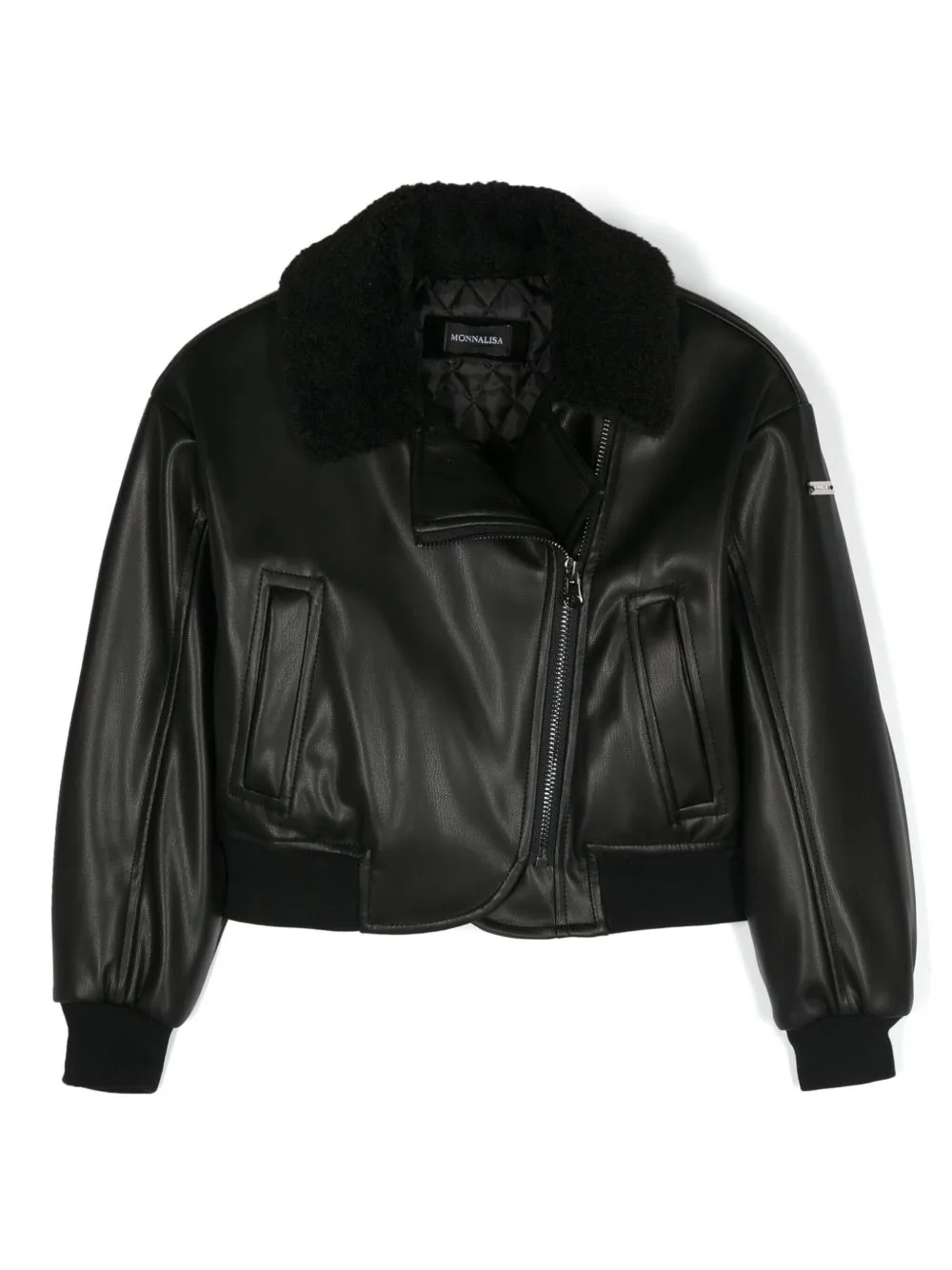 Zip-Up Bomber Jacket by Monnalisa