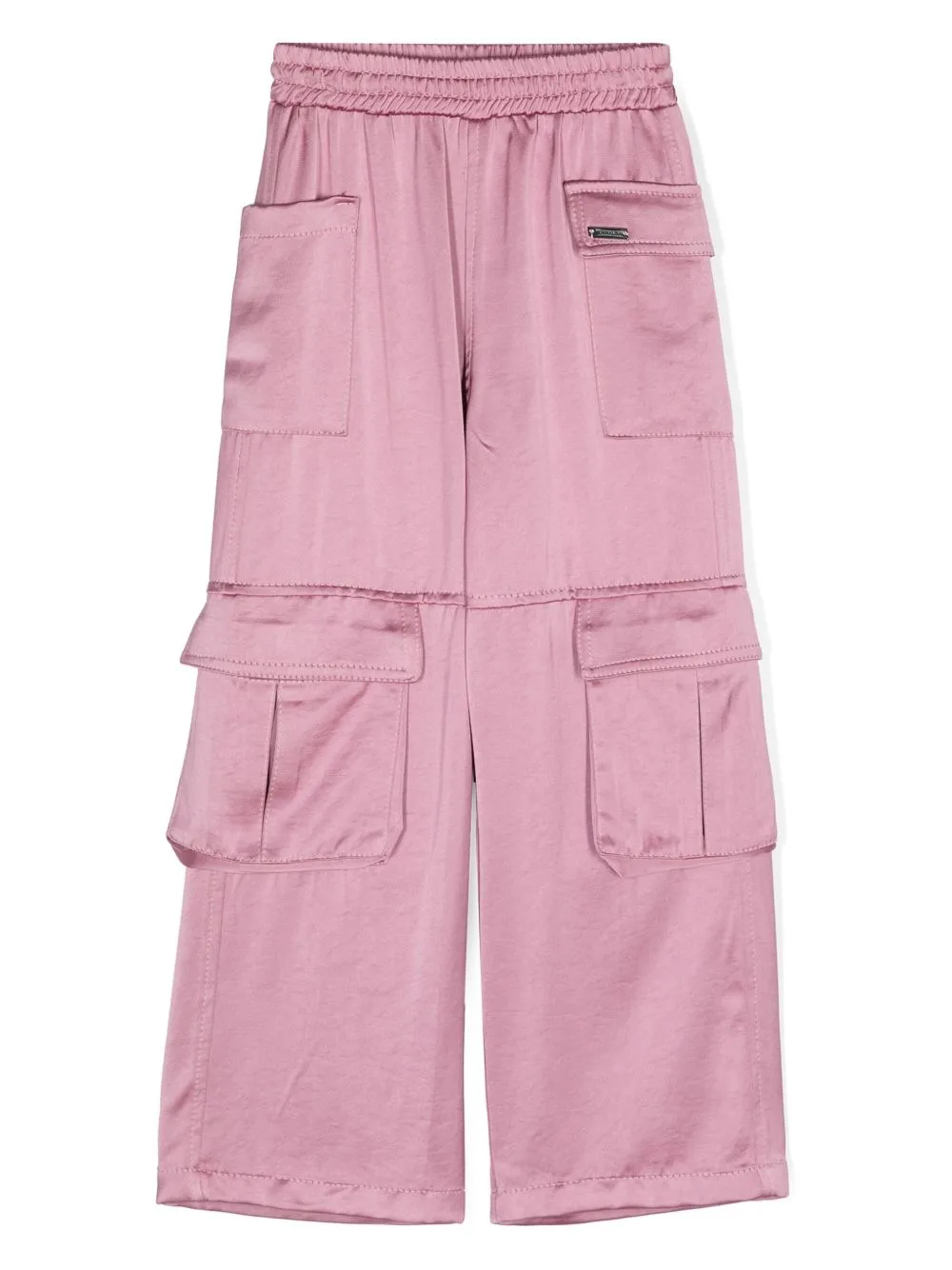 Satin Cargo Trousers by Monnalisa