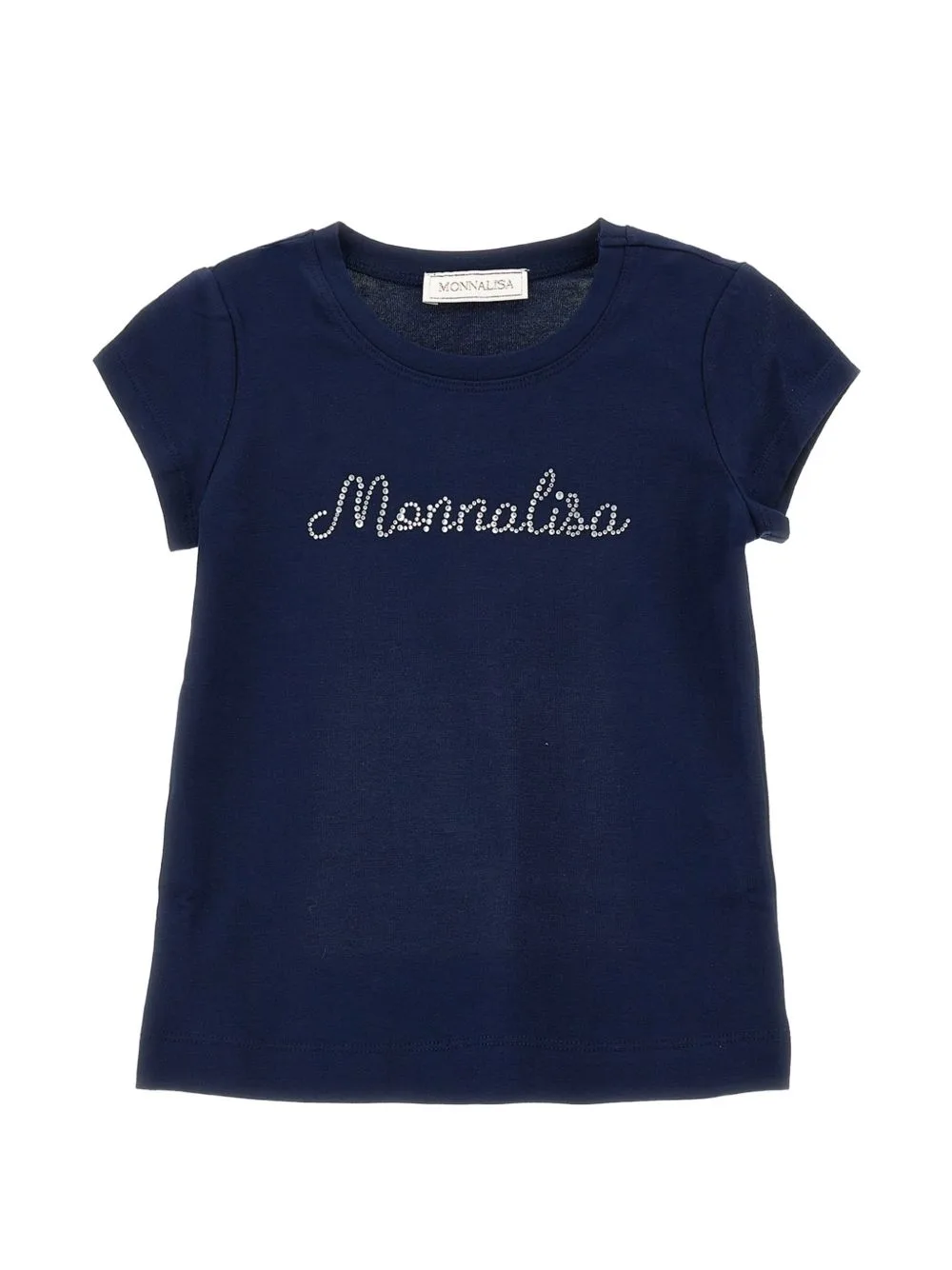 Rhinestone-Embellished T-Shirt by Monnalisa