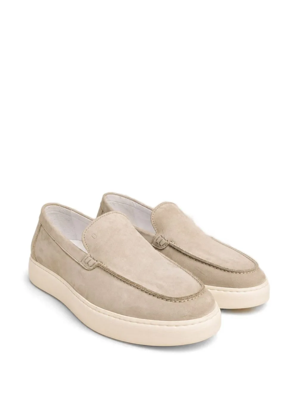 Suede Slip-On Loafers by Poche Paris
