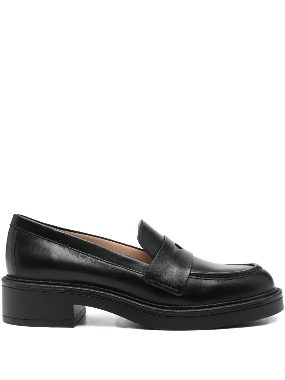 Penny Leather Loafers by Stuart Weitzman