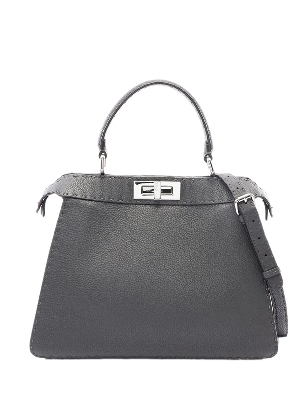 2000-2010 Medium Calfskin Selleria Peekaboo ISeeU Satchel by Fendi Pre-Owned