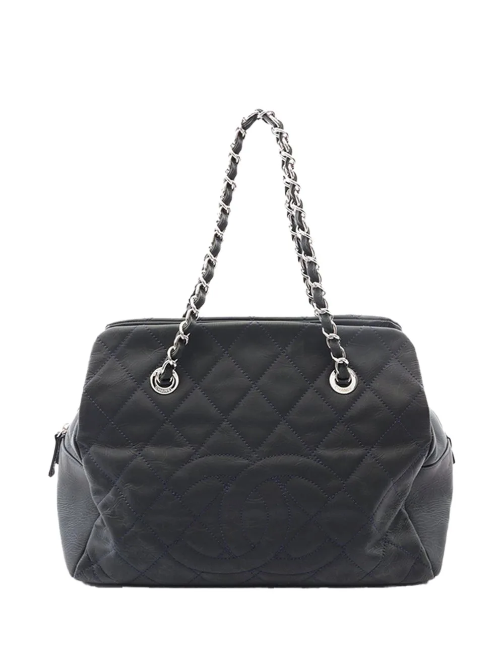 2010-2011 Crinkled Calfskin Grand Timeless Shopping Tote Bag