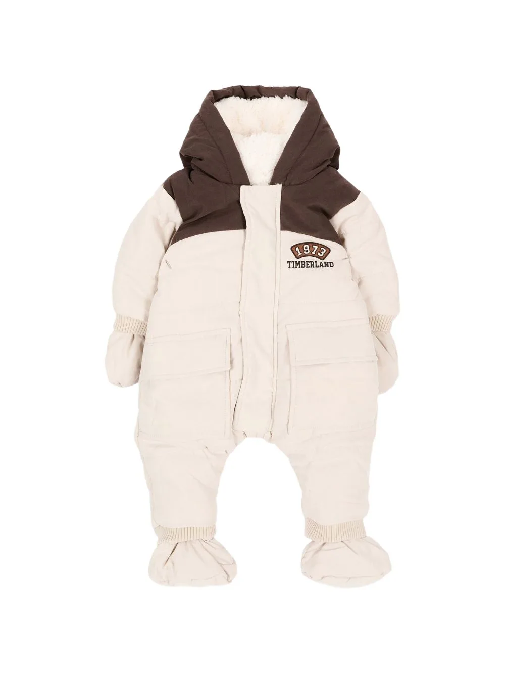 Colour-Block Padded Snowsuit by Timberland Kids