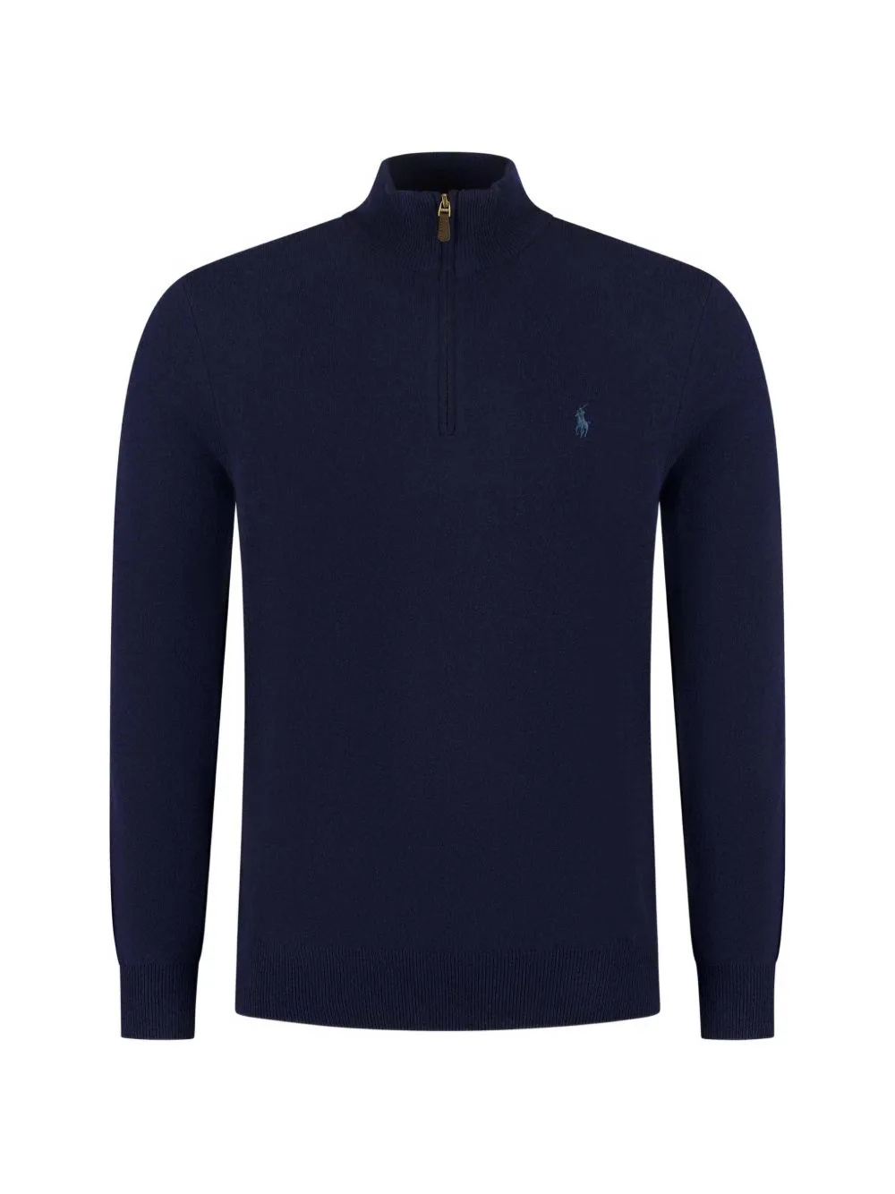 Quarter-Zip Embroidered-Logo Sweater by Polo Ralph Lauren