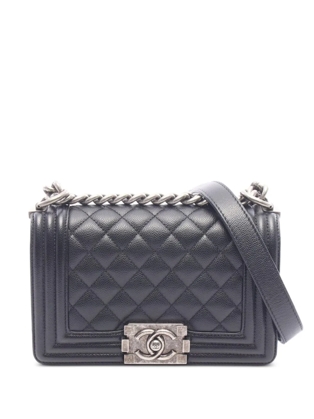 Small Boy Chanel Chain Shoulder Bag by CHANEL Pre-Owned