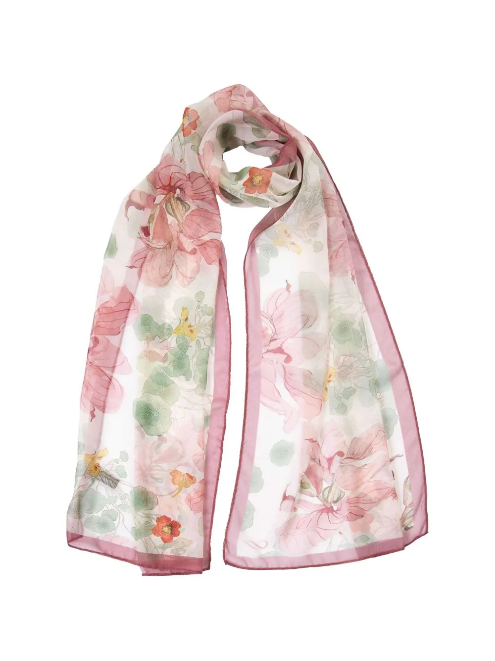 Monique Floral-Print Scarf by Elizabetta