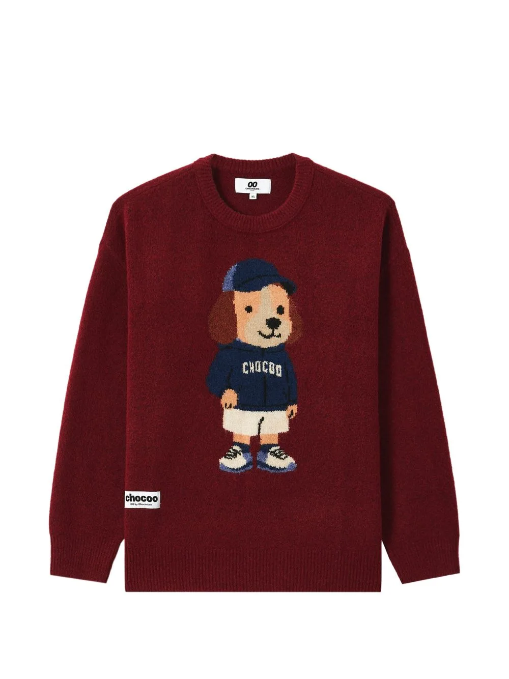Intarsia-Knit Cotton Sweater by CHOCOOLATE