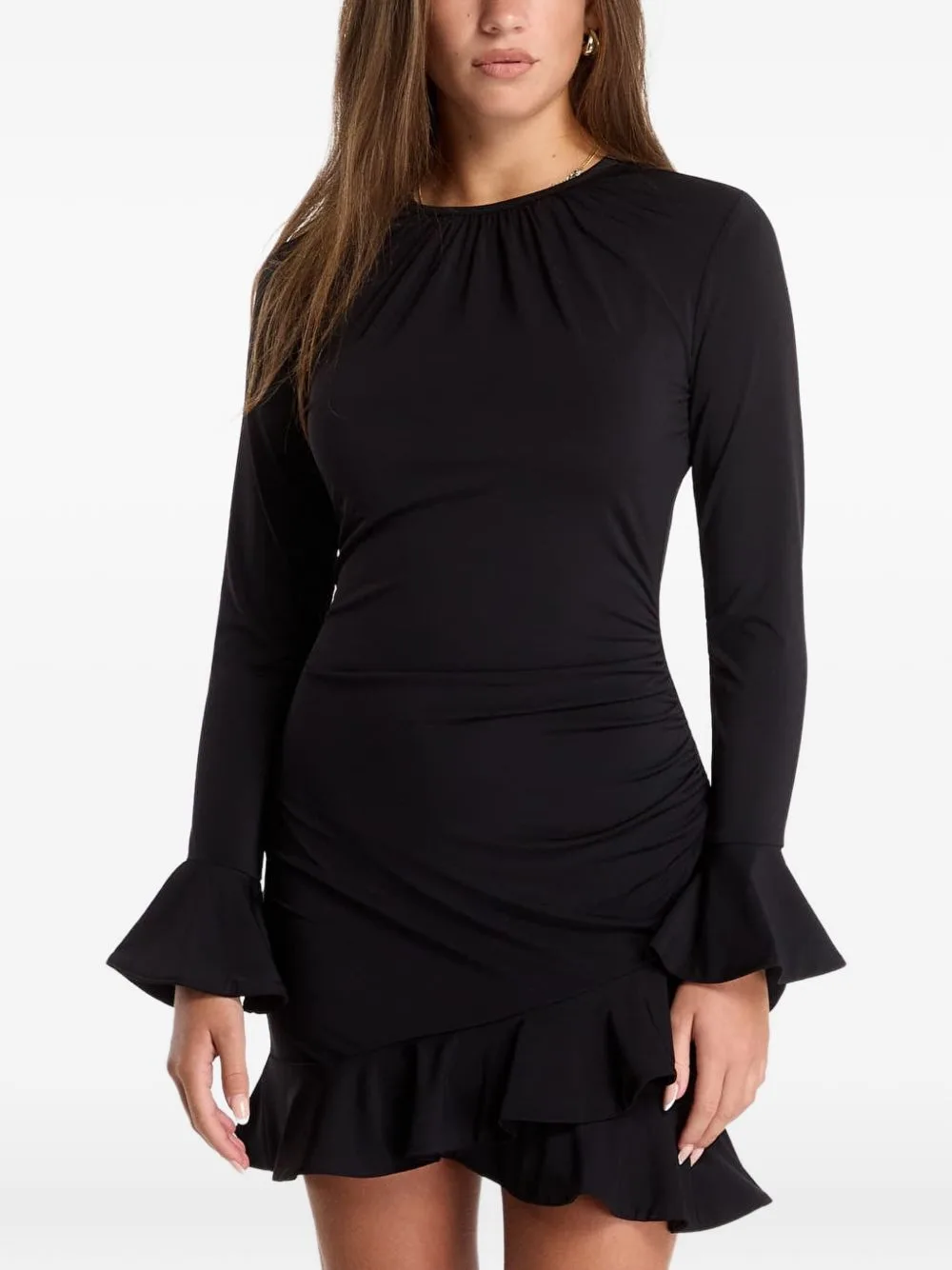 Ruffled Stretch Matte Jersey Dress by Michael Kors