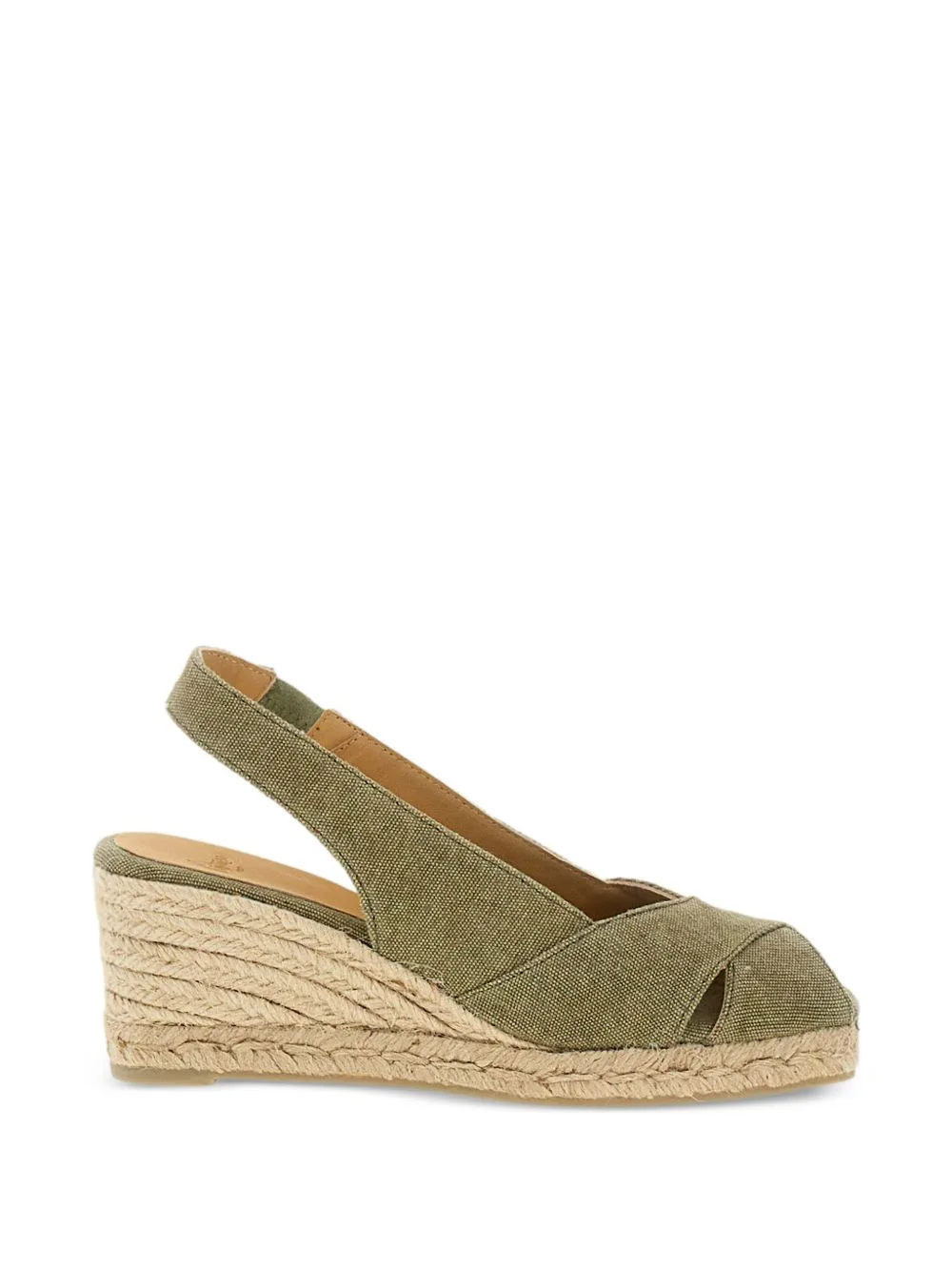 Diana Peep-Toe Slingback Espadrilles by Castañer