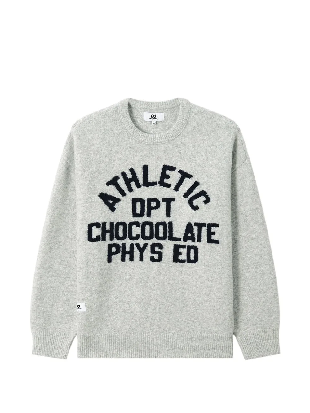 Intarsia-Knit Crew-Neck Sweater by CHOCOOLATE