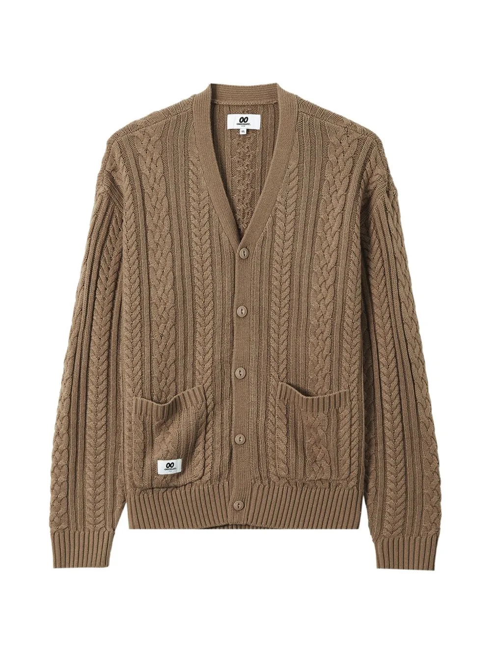 Cable-Knit Cardigan by CHOCOOLATE