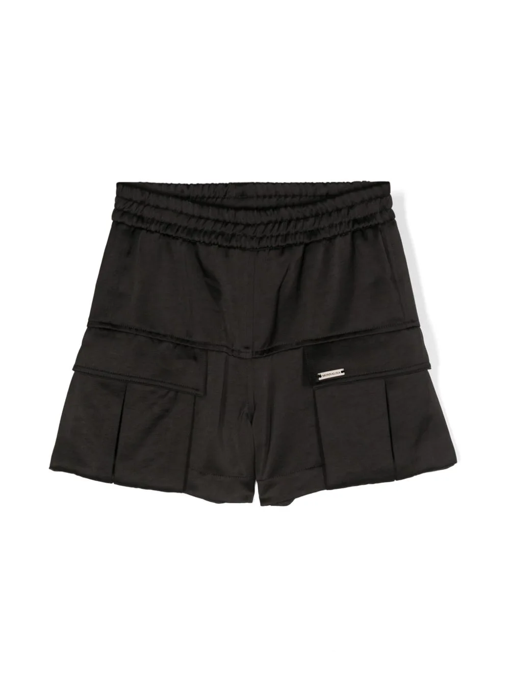 Satin Cargo Shorts by Monnalisa