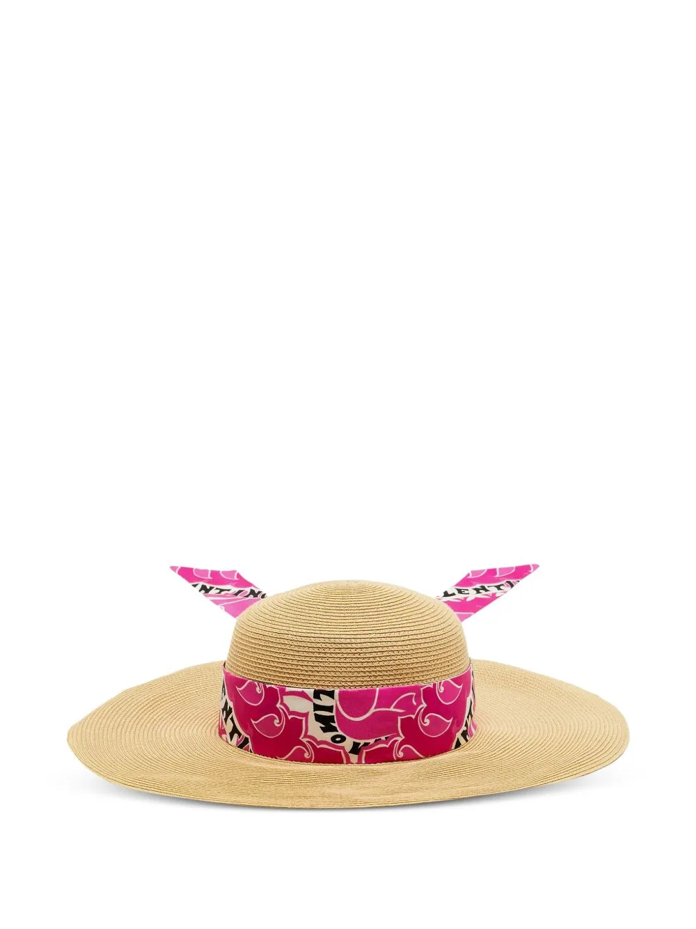 Roman Scarf Stud Sun Hat by Valentino Garavani Pre-Owned