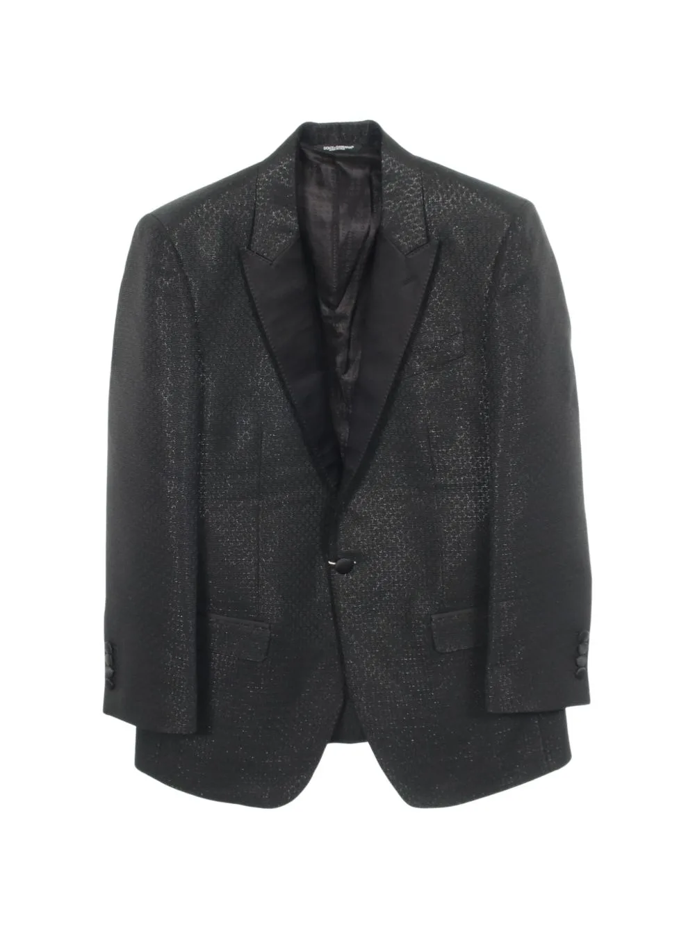 Martini 2020 Pattern Tailored Jacket by Dolce & Gabbana Pre-Owned