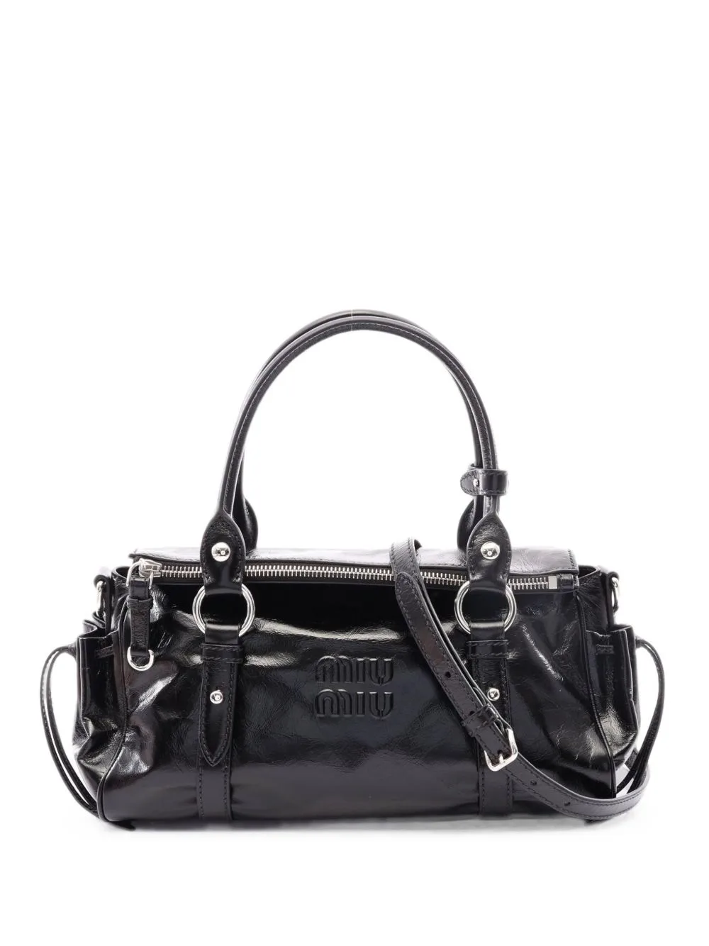 2020s Vitello Shine 2-Way Tote Bag by Miu Miu Pre-Owned