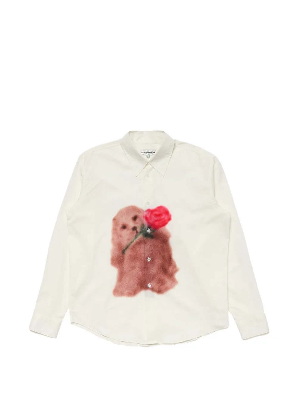 Bonjour Loverboy Graphic-Print Shirt by CARNE BOLLENTE