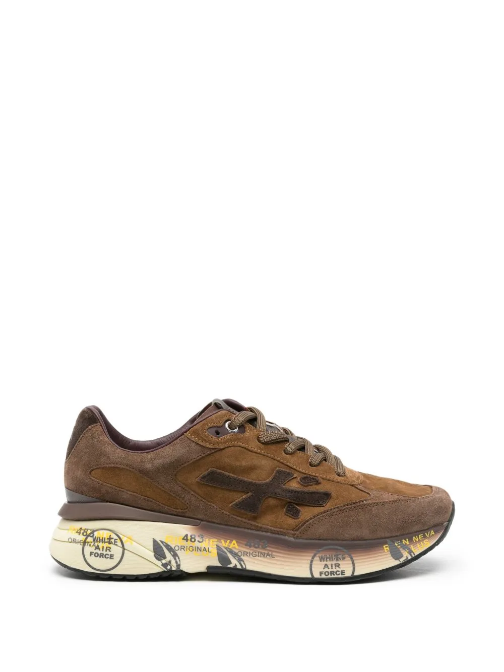 Moe Run Panelled Suede Sneakers by Premiata