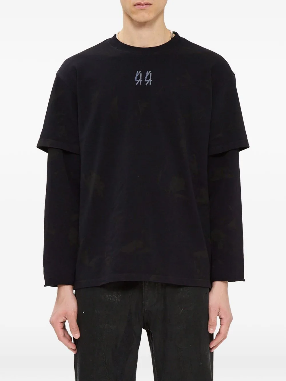 Artisanal 44 Layered-Sleeve T-Shirt by 44 LABEL GROUP
