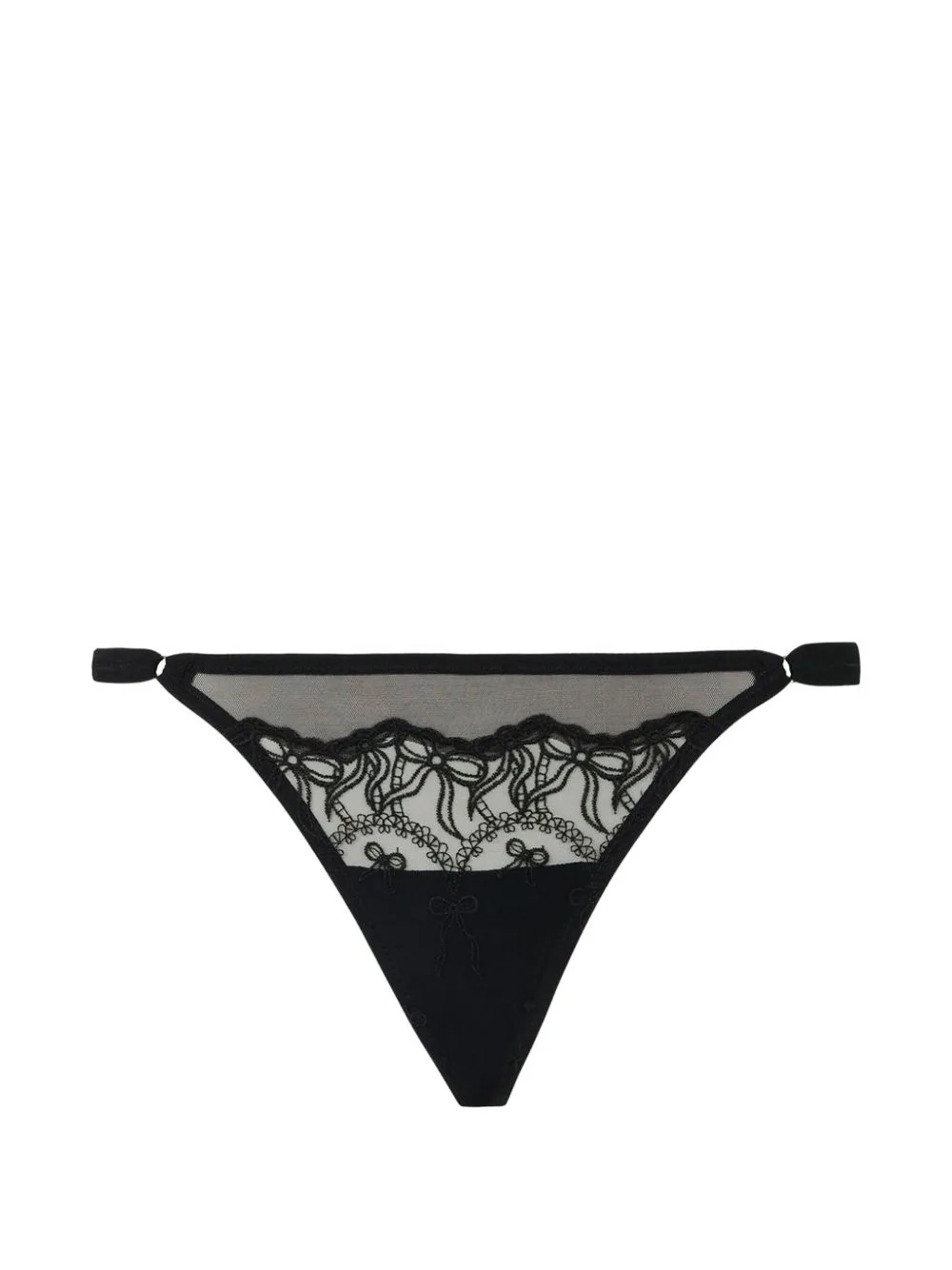 Embroidered Tulle Thong by TWINSET