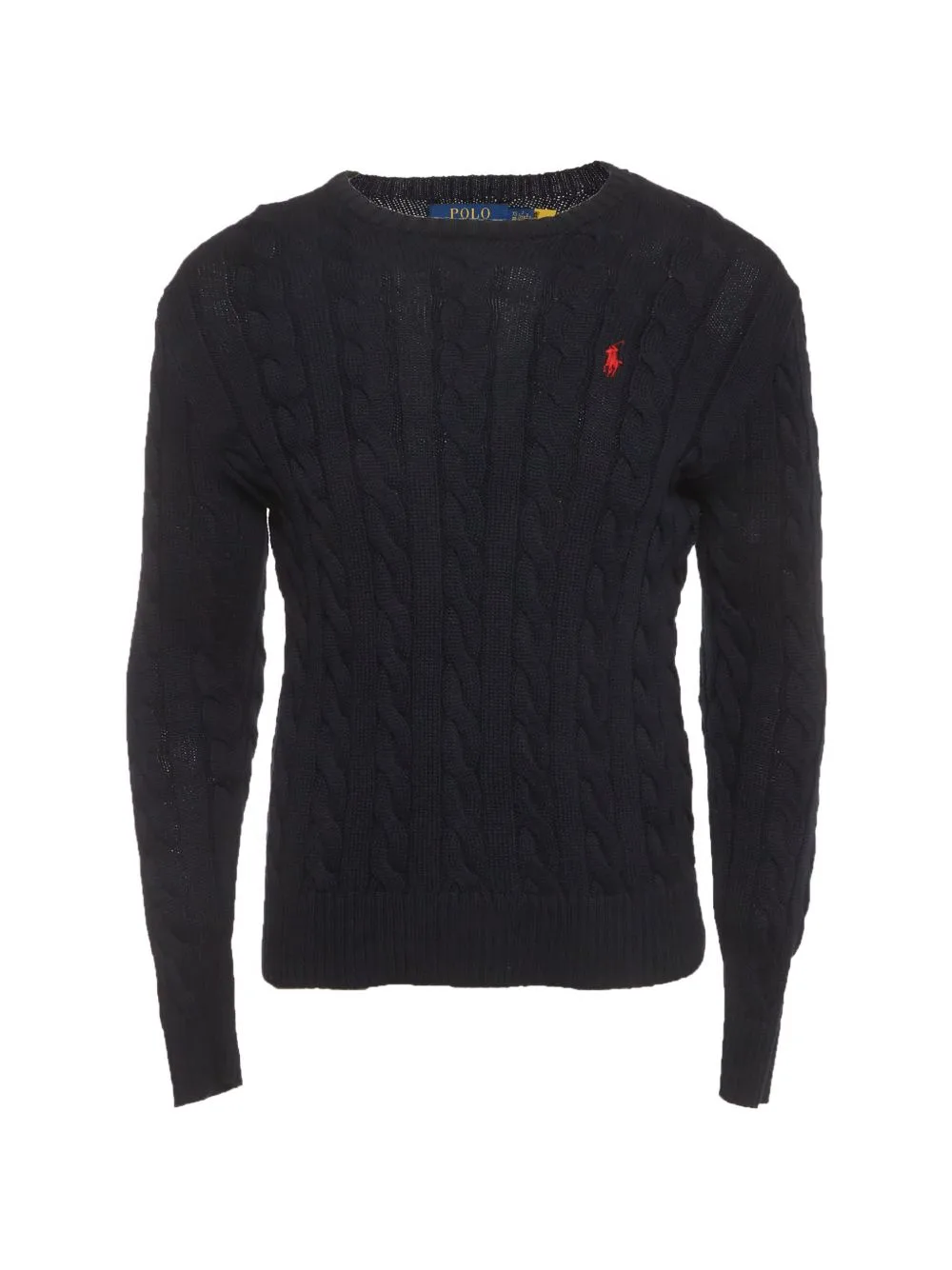 Cable-Knit Crew-Neck Sweater by Polo Ralph Lauren Vintage
