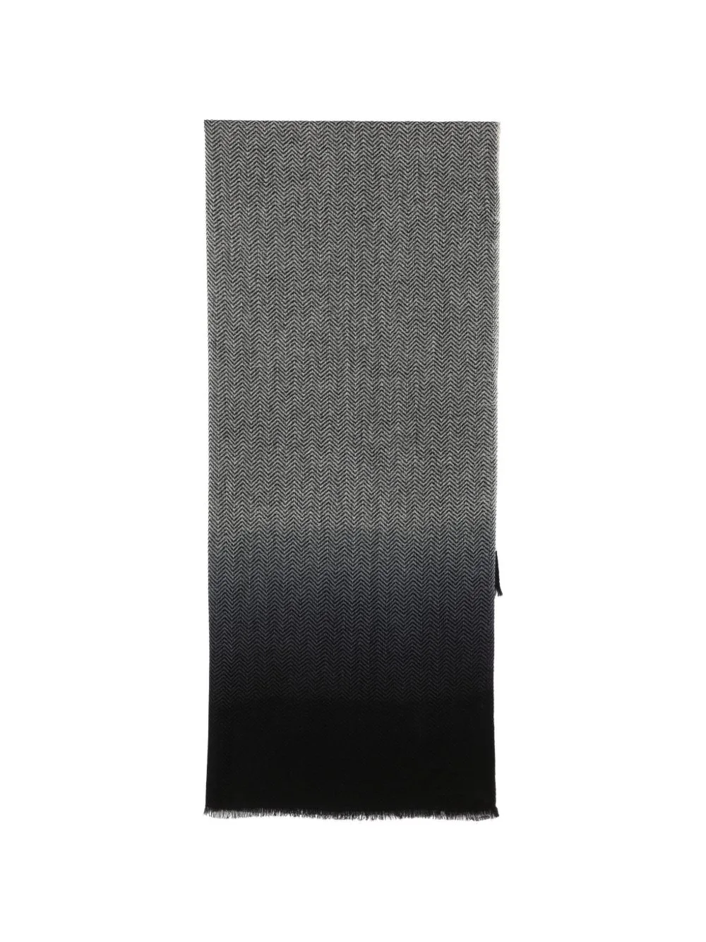 Herringbone-Pattern Ombré Scarf by MIRROR IN THE SKY