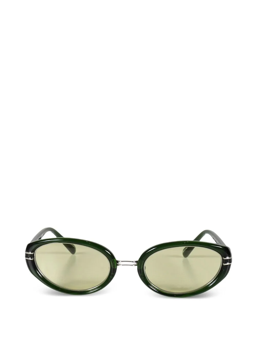 The Attico x Linda Farrow Ambra Oval-Frame Sunglasses by The Attico
