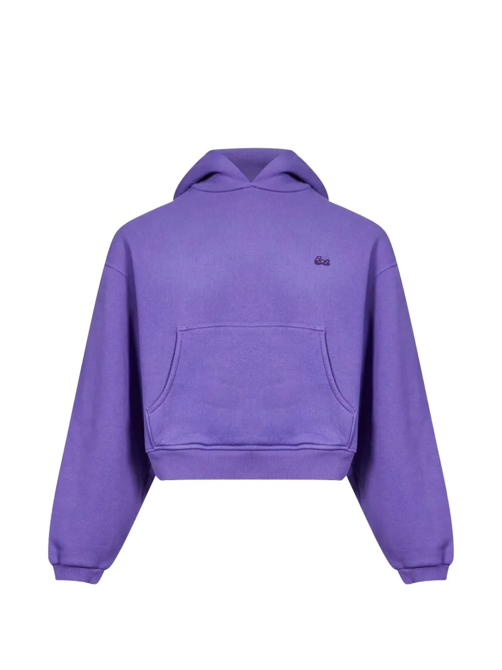 Logo-Embroidered Cropped Hoodie by ERL