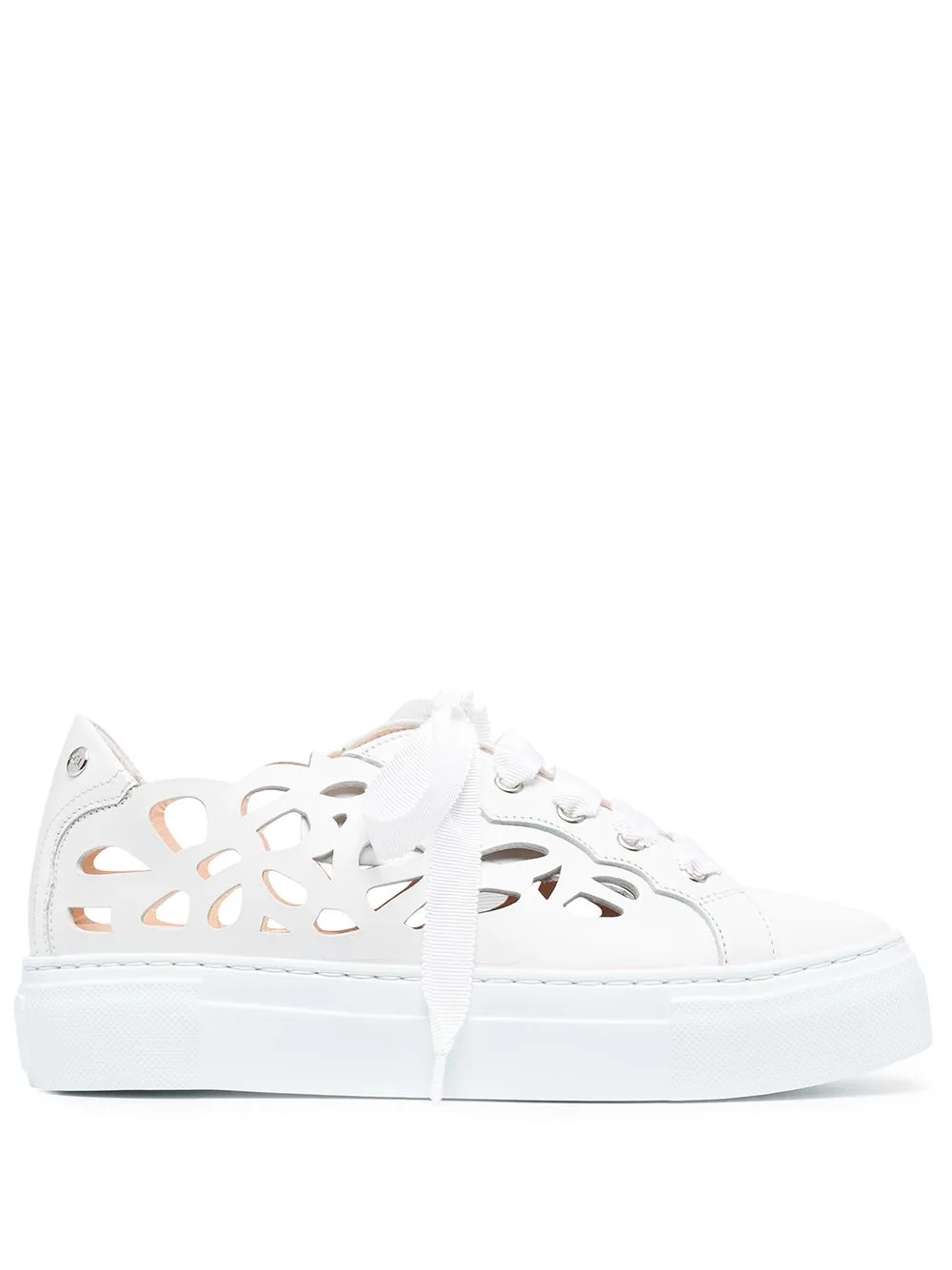 Mandi Laser-Cut Sneaker by AGL