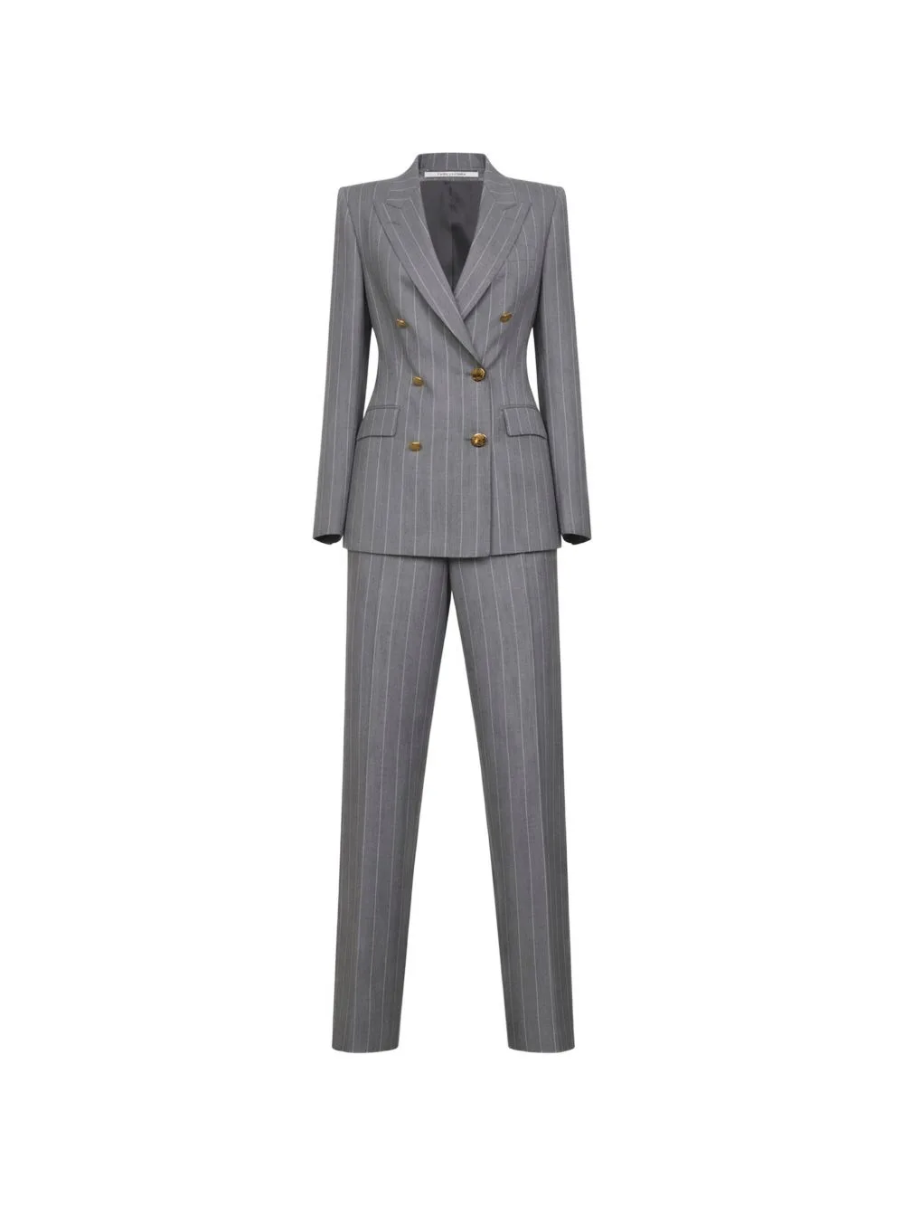 Pinstriped Double-Breasted Blazer by Tagliatore