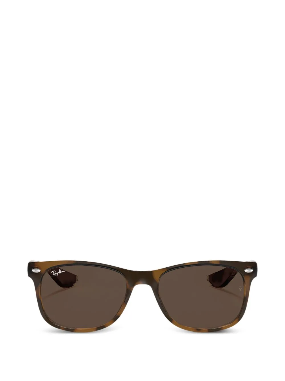 New Wayfarer Tortoiseshell-Effect Square-Frame Sunglasses by RAY-BAN JUNIOR