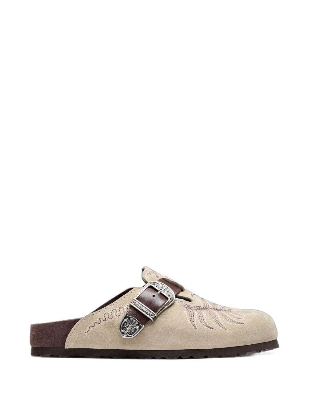 Embroidered Buckle-Fastening Mules by Birkenstock