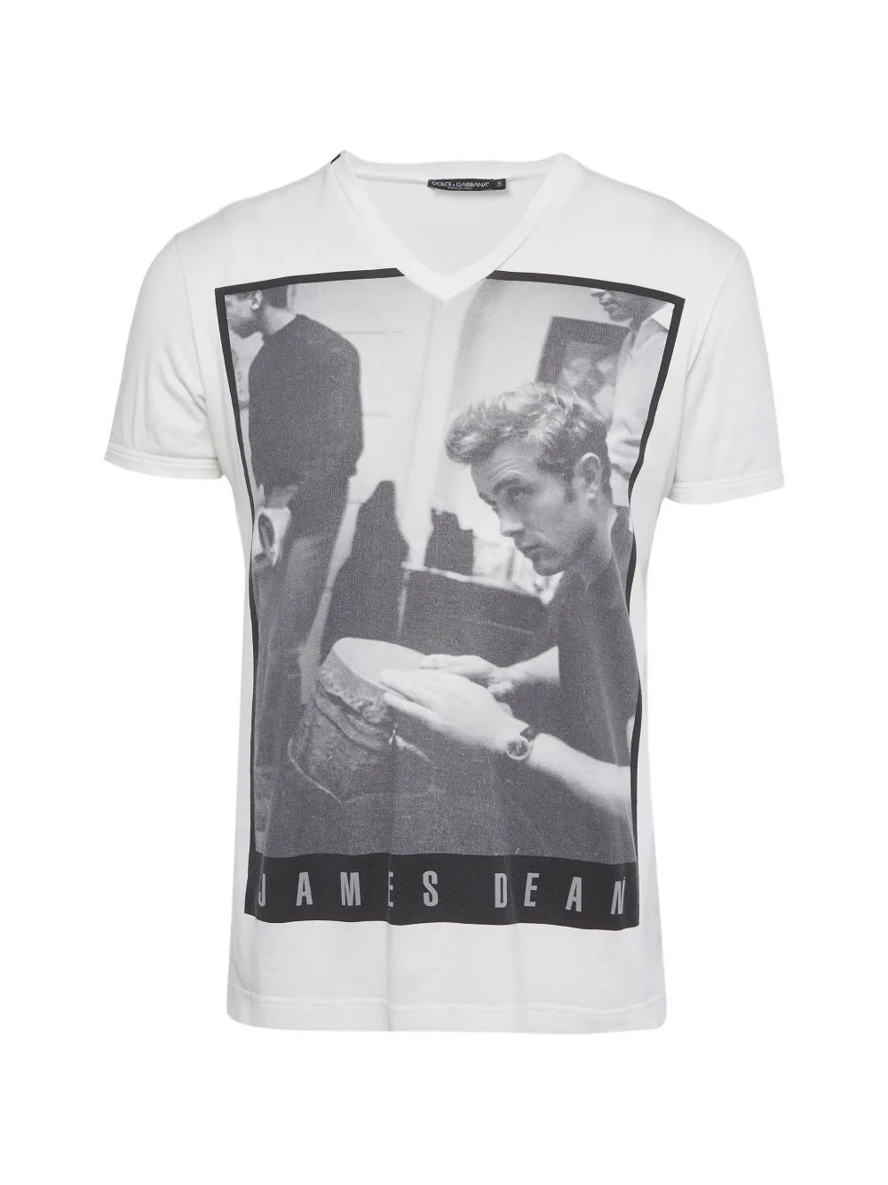 James Dean V-Neck T-Shirt by Dolce & Gabbana Pre-Owned