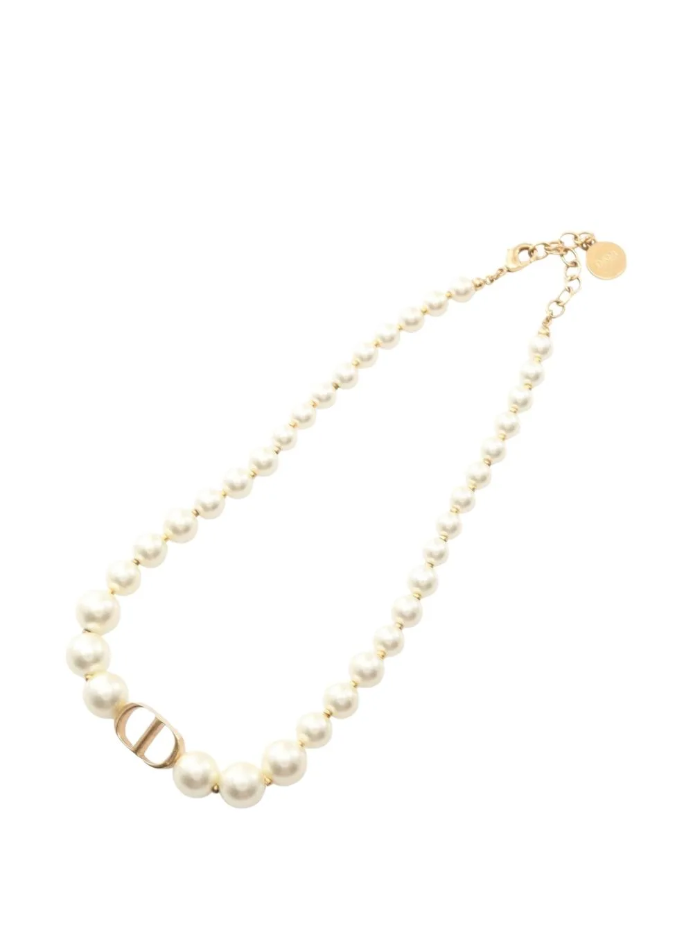 2010s 30 Montaigne Faux-Pearl Necklace by Christian Dior Pre-Owned