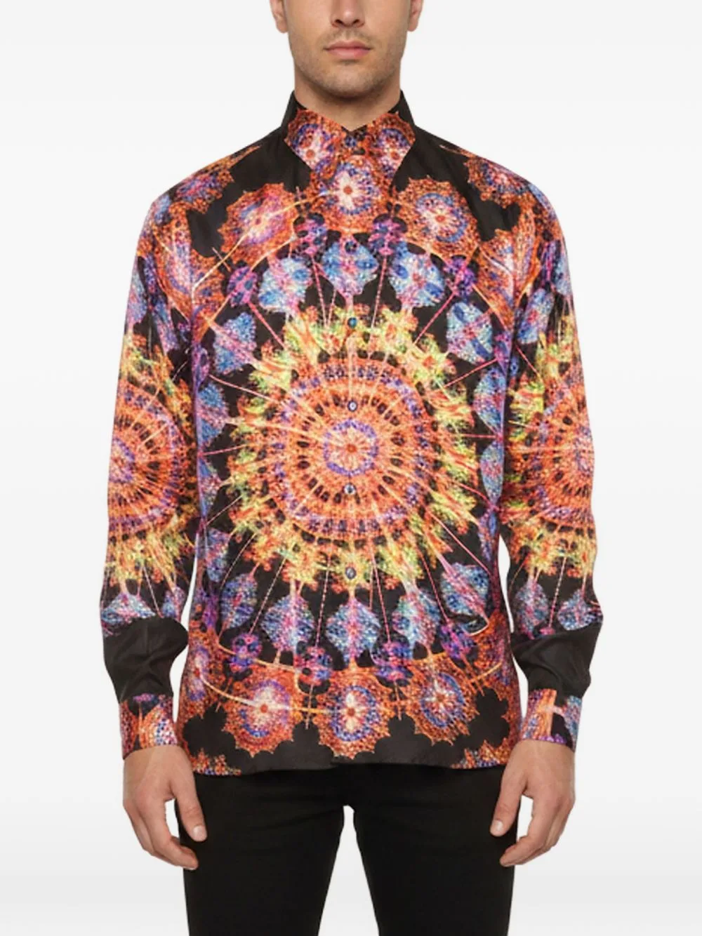 Silk Long-Sleeve Shirt by Dolce & Gabbana Pre-Owned