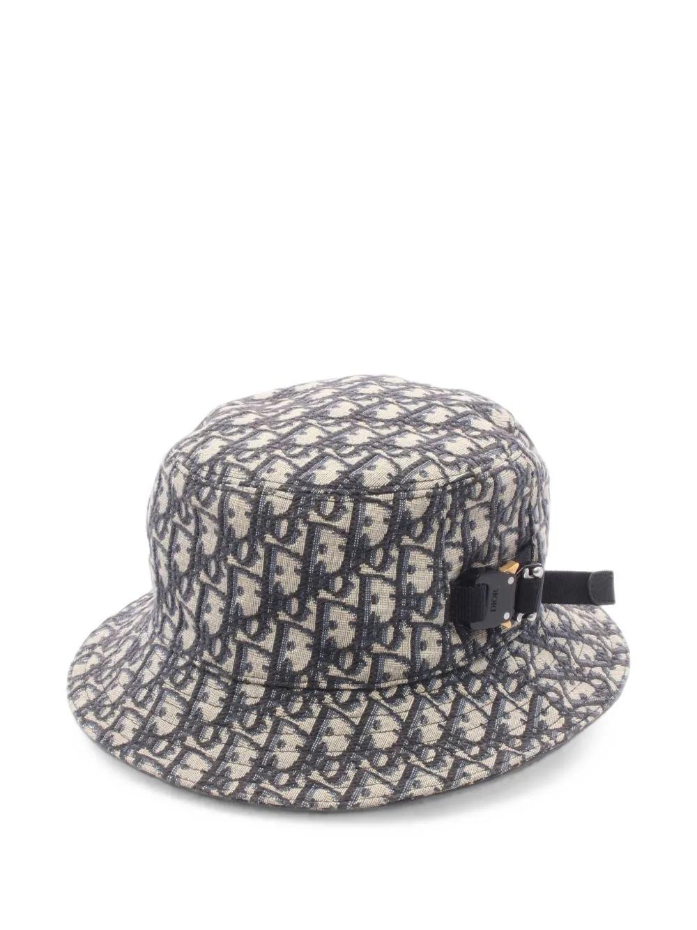 2000s Oblique-Jacquard Bucket Hat by Christian Dior Pre-Owned