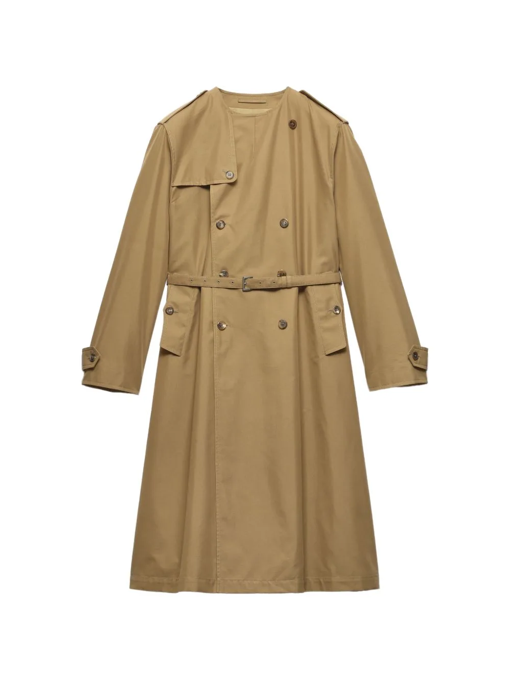 Cotton Blend Coat by Prada