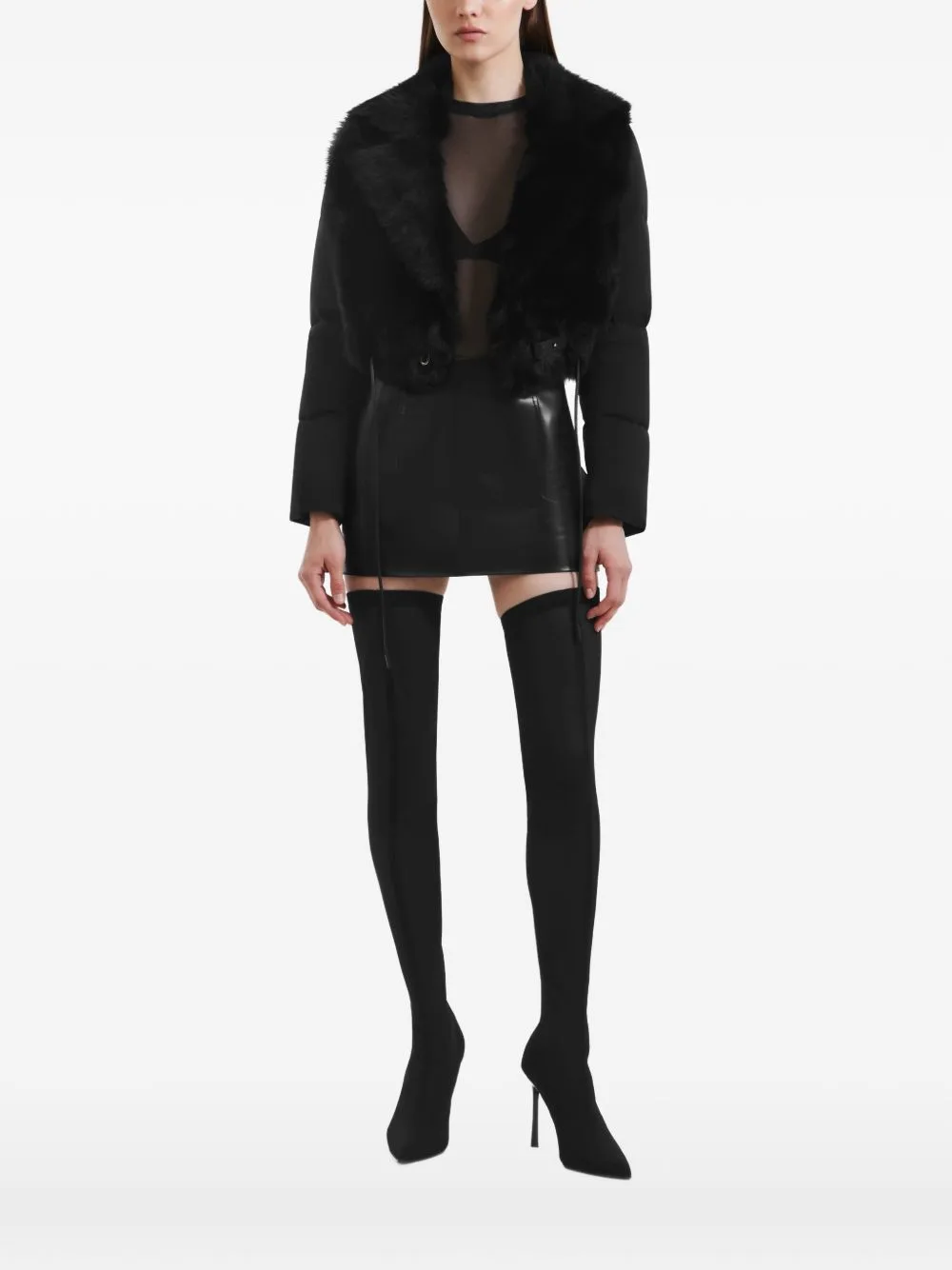 Lilah Cropped Puffer Jacket by RUDSAK