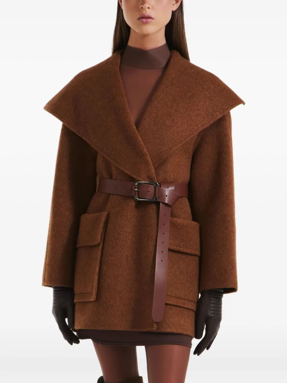 Lucia Belted Coat by RUDSAK