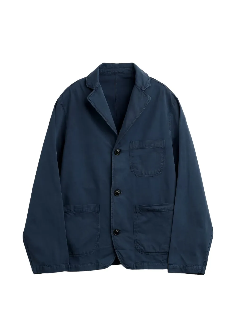 Twill Horn-Button Blazer by Corridor
