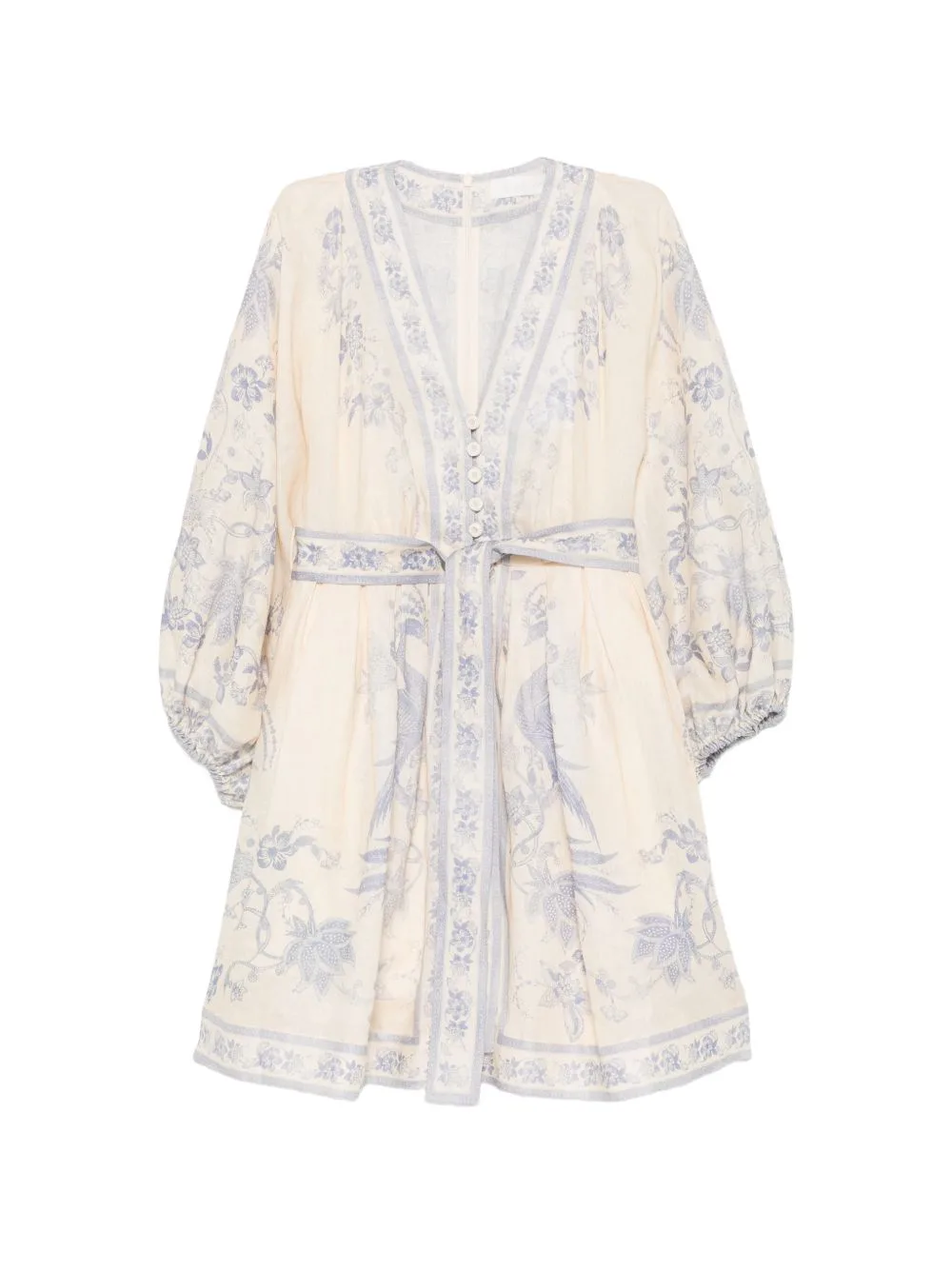 Indra Plunge Mini Dress by ZIMMERMANN