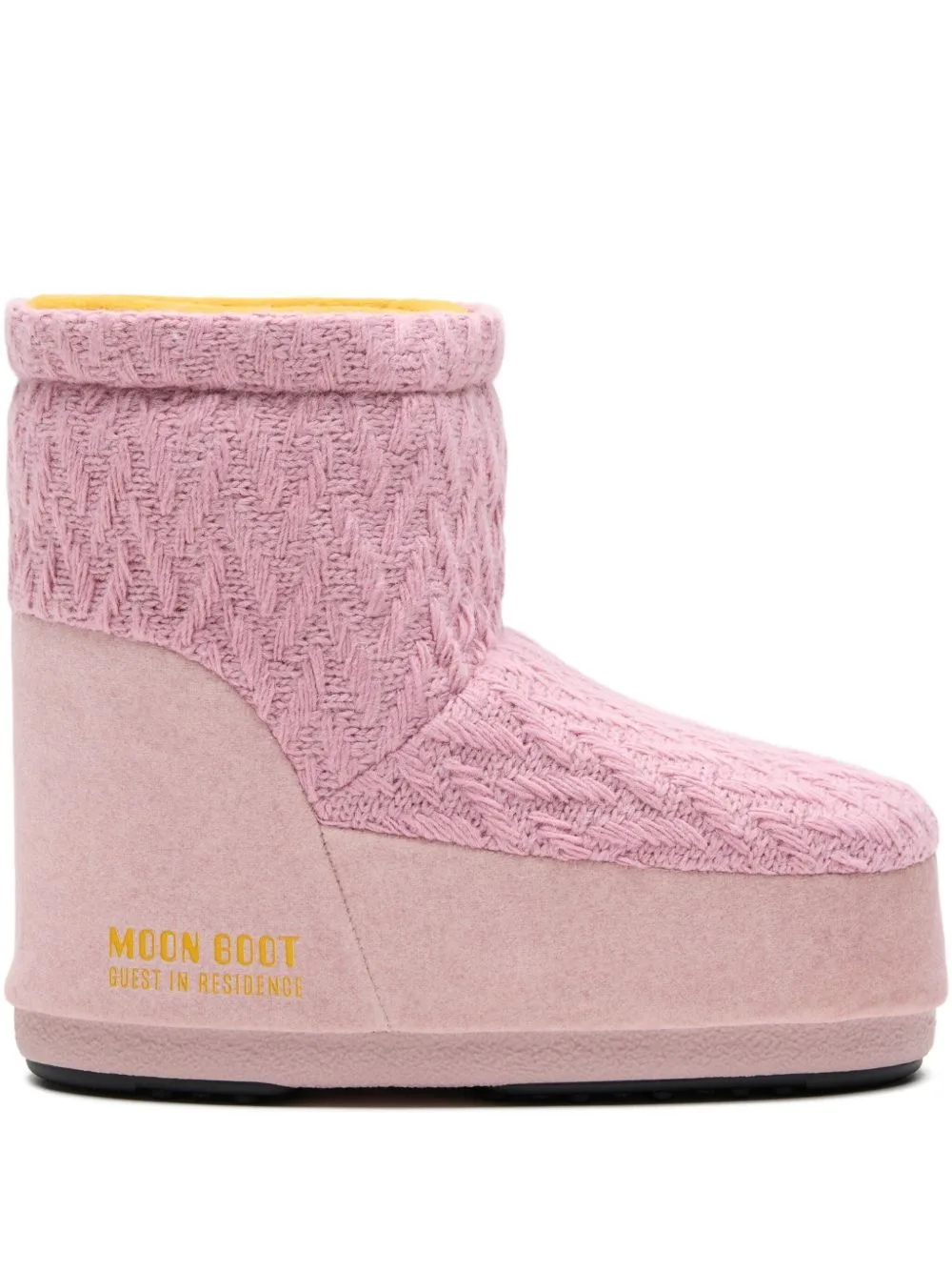 Moon Boot x Guest in Residence Icon Knitted No-Lace Ankle Boots by Moon Boot