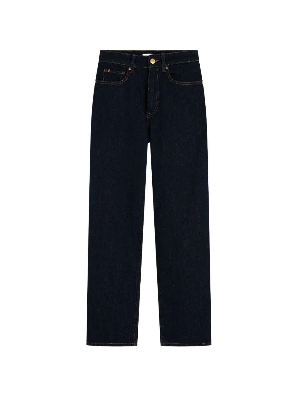 Logo-Patch Straight-Leg Jeans by Tommy Hilfiger