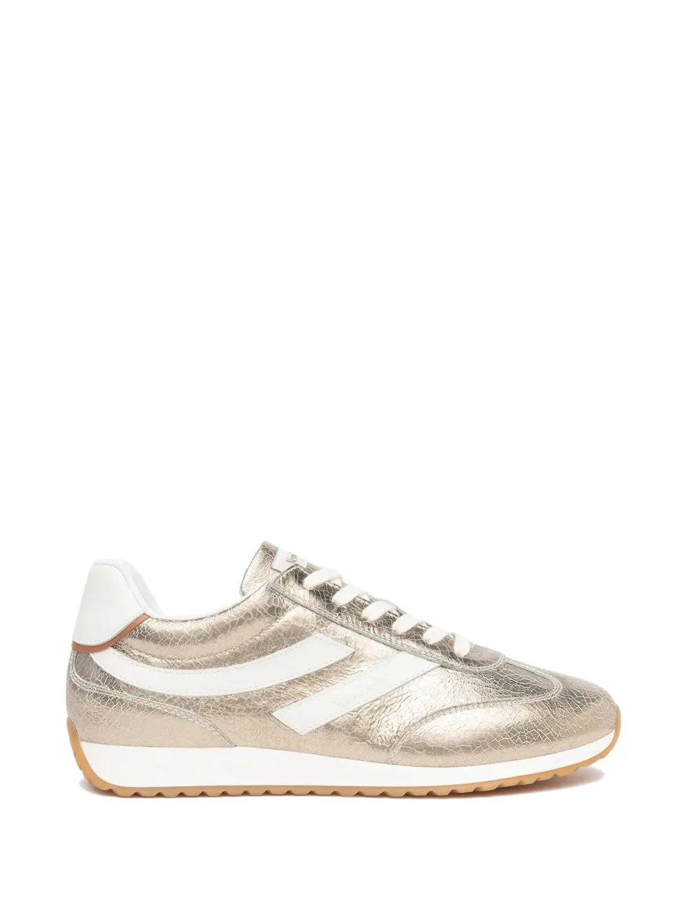 Metallic Low-Top Sneakers