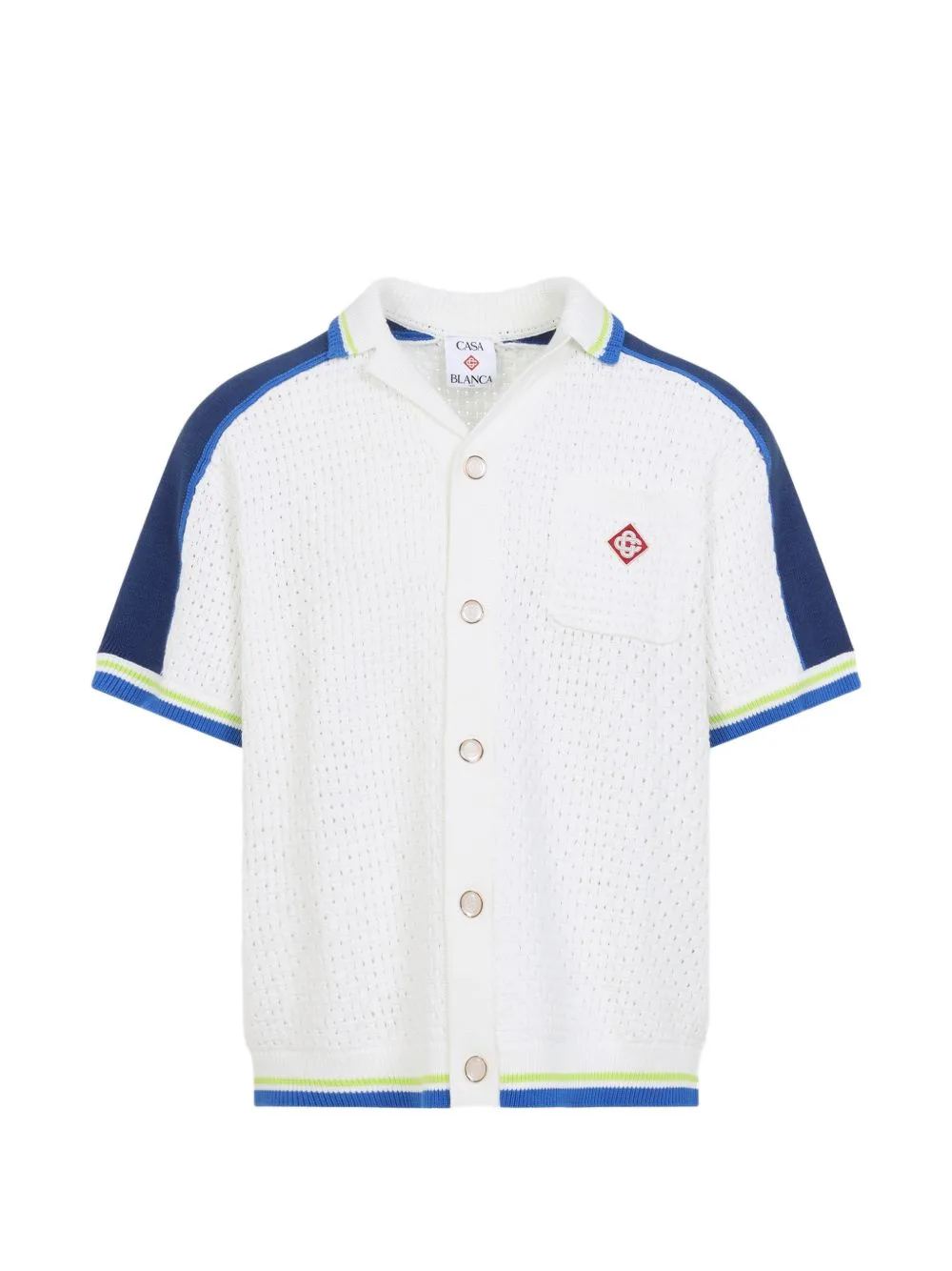 Short Sleeve Crochet Shirt