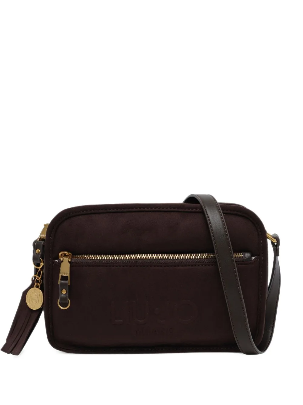 Logo-Embossed Tassel Cross Body Bag by LIU JO